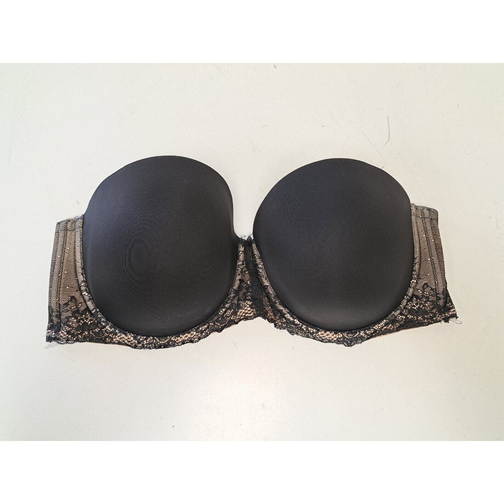 Torrid Curve 42DDD Bra Black Lightly Lined Full Coverage Underwire Back Closure